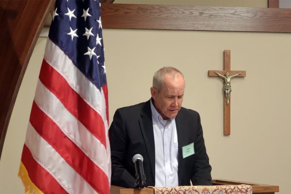 First reading with vestry member