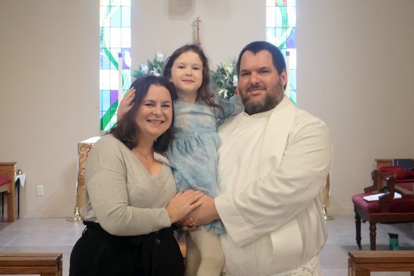 Jon Galles with his family