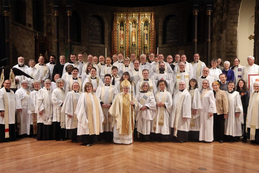 Wide shot of Clergy at Convention