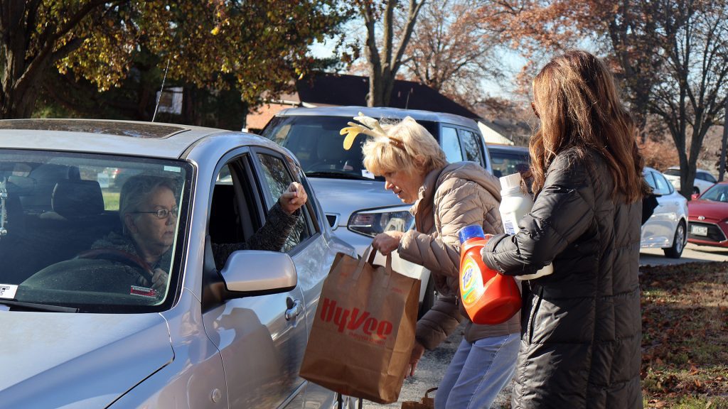 Handing out Necessities