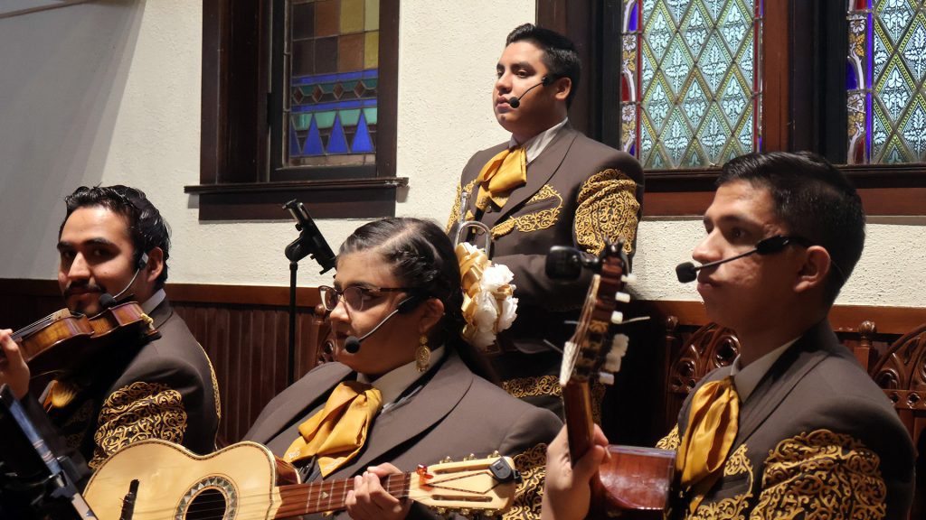 mariachi band playing