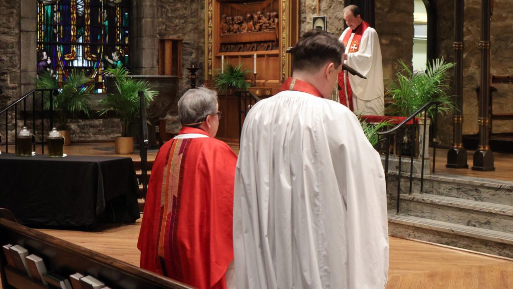 Bishop Bruce and Fr. Chas