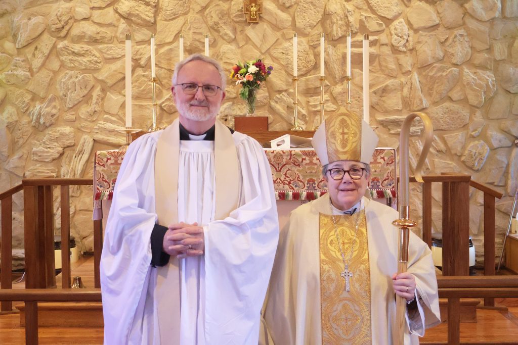 Father Jeffrey Hurst and Bishop Father Jeffrey Hurst and Bishop