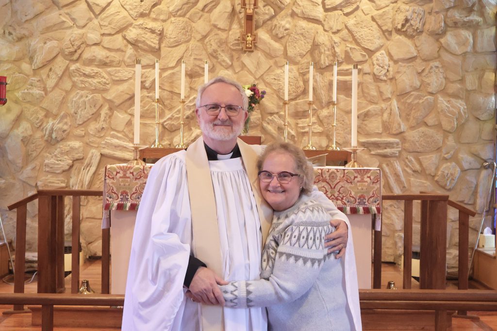 Father Jeffrey Hurst and wife Father Jeffrey Hurst and wife