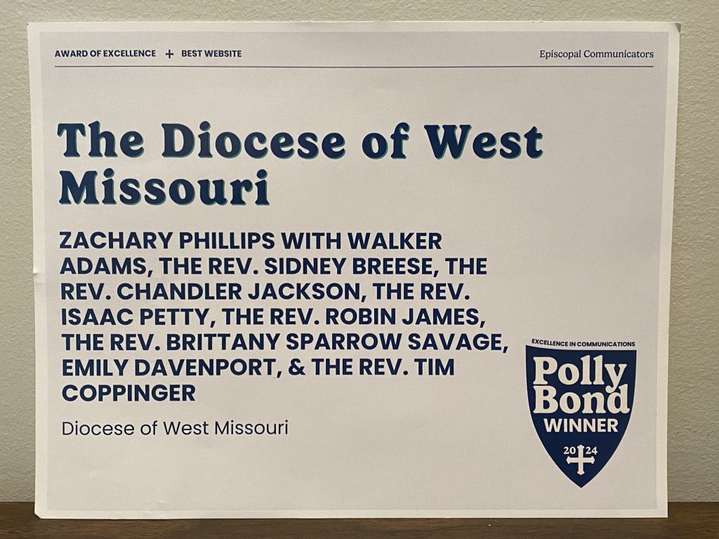 Polly Bond Award Sheet