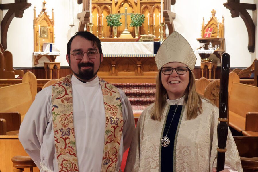 Installation of the Rev. Ben St. John's Springfield Profile w Bishop
