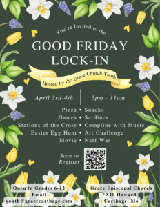 Good Friday Lock in Flyer